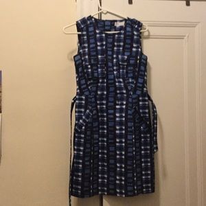 Calvin Klein mod print work dress